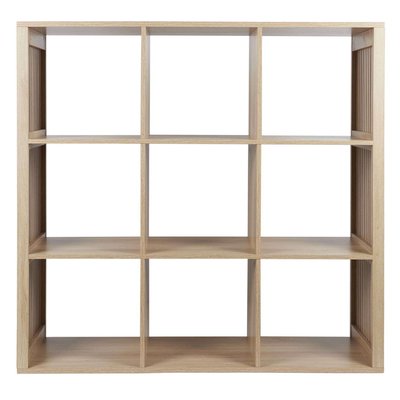 Etagère de rangement 9 cases Saulk en bois THE HOME DECO FACTORY