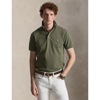 Polo in piqué stretch Custom Slim Fit POLO RALPH LAUREN