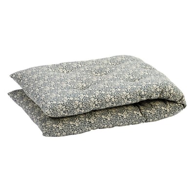 Coussin de banc coton petites fleurs MADAM STOLTZ