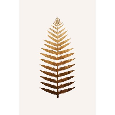 Tableau fleurs Fougere d'or HEXOA