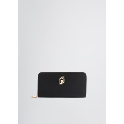 Portefeuille grand format zippé tout autour en nylon LIU JO