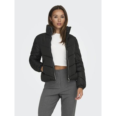 High Neck Padded Jacket with Zip Fastening JDY