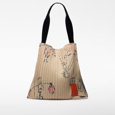Grand sac cabas en crinkle ADOLFO DOMINGUEZ