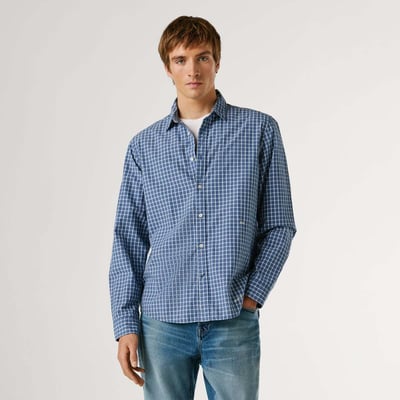 Chemise Coupe Regular À Carreaux En Popeline PEPE JEANS