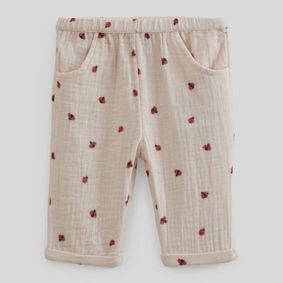 Pantalon imprimé en gaze BOUT'CHOU