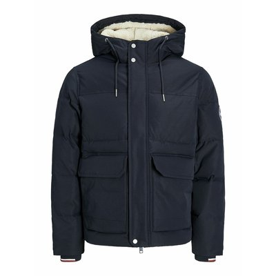 Hooded Padded Jacket with Fleece Lining JACK & JONES