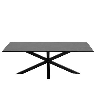 Table basse rectangulaire en céramique et métal L130 - CHIPRE HELLIN, DEPUIS 1862