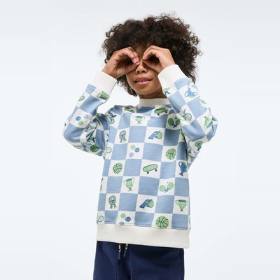Sweat imprimé en coton BIO GOTS MONOPRIX