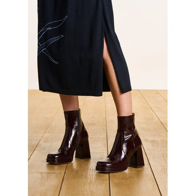 Bottines vernis à talons LA FEE MARABOUTEE