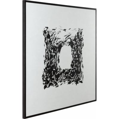 Tableau abstrait sur toile peinte RECOLLECTION