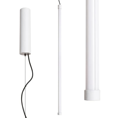 Suspension Acier Blanc LED 1 Trang EDEN