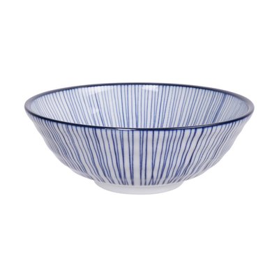 Saladier Porcelaine Nippon Blue Bleu Et Blanc Ø21 Cm TOKYO DESIGN STUDIO