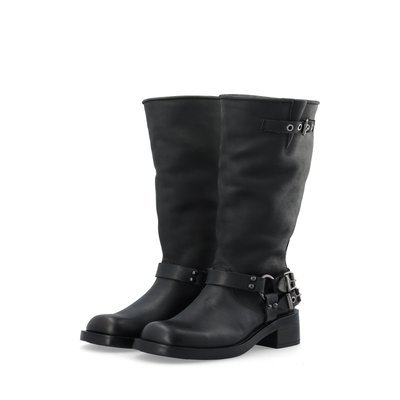 bottines motardes BIANCO BIANCO