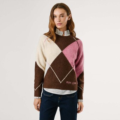 Pull En Maille À Losanges PEPE JEANS