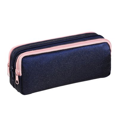 Trousse scolaire 3 compartiments grande capacité SAPHIR VIQUEL