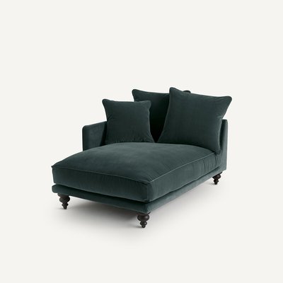 Chaise longue in velluto, Lazare AM.PM