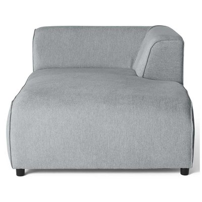 Suaro - Module d'assise méridienne droit en tissu texturé LISA DESIGN
