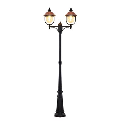 Lampadaire extérieur en aluminium vintage LINDBY