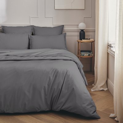 Housse de couette unie en percale de coton, PREMIERE ESSIX