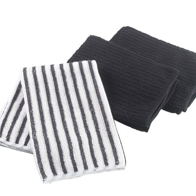 3 Torchons microfibre Collection Cuistot DOUCEUR D'INTÉRIEUR