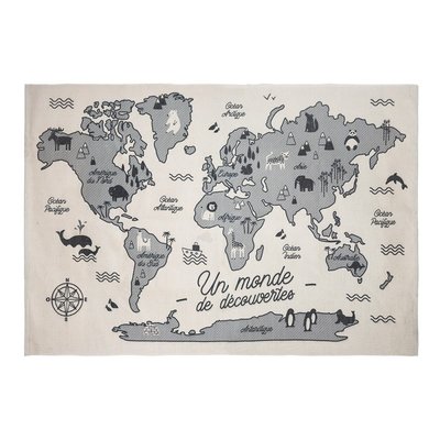 Tapis enfant carte du monde ATMOSPHERA