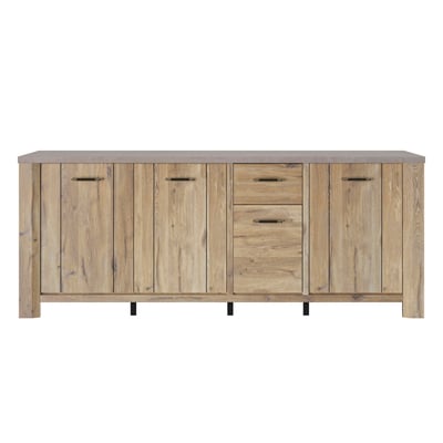 Buffet 4 portes avec finition minérale GAMI