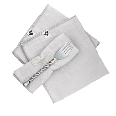 3 Serviettes de table Gaia EDEN