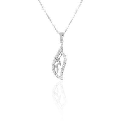 Collier en argent 925 et cristal CLEOR