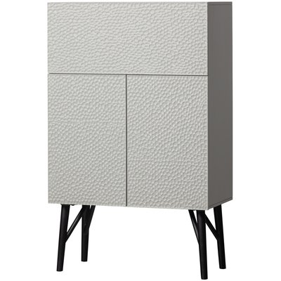 Armoire 3 portes en bois de manguier CARVED ORGANIC BEPUREHOME