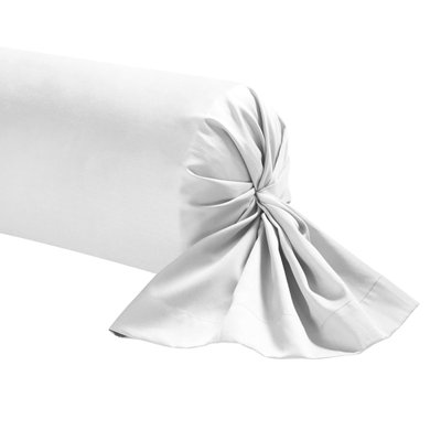 Taie de traversin satin de coton made in France TERRE DE NUIT