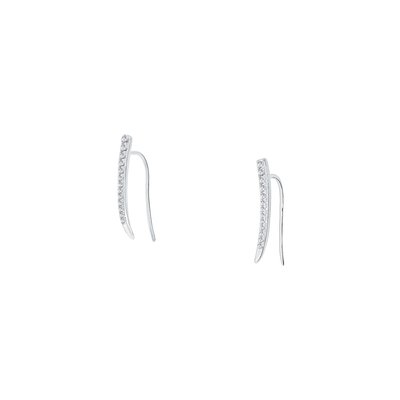 Boucles d'oreilles en argent 925 et oxyde de zirconium CLEOR