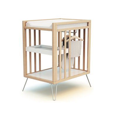 Table à langer 2 étagères en bois ONLY JURABABY