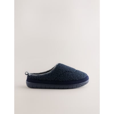 Chaussons mules en peau lainée NEXT
