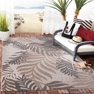 Tapis extérieur tissé kilim rond CHIMEK UN AMOUR DE TAPIS