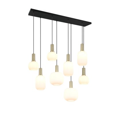Suspension huit lampes 120 cm Diva TRIO