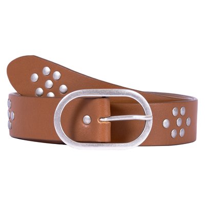 Ceinture large cuir clouté JULES & JENN