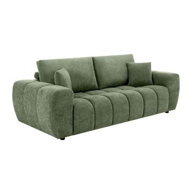 Canapé droit en polyester 3 places, NEPTUNE OVIALA