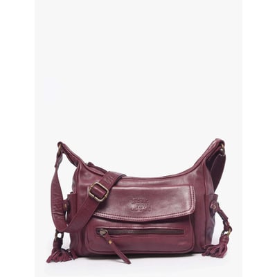 Sac bandoulière Cow cuir BASILIC PEPPER