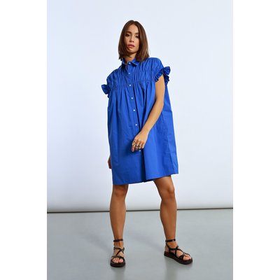 Robe chemise à fronces LILI SIDONIO