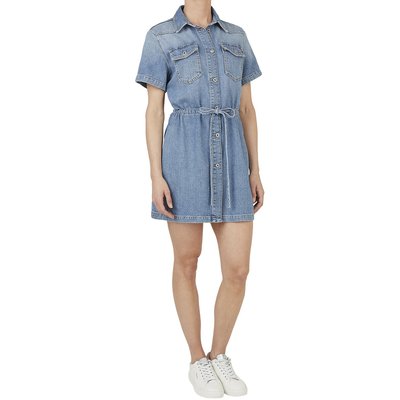 Платье джинсовое с короткими рукавами PEPE JEANS