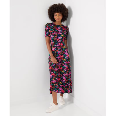 Robe Longue en Jersey à Manches Courtes Hiver Lumineux JOE BROWNS