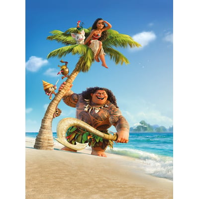 Papier peint Komar - Moana and Maui - 184 x 248 cm HEXOA