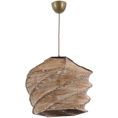 Suspension imitation bambou Ruche HANAH HOME