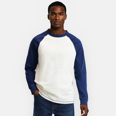 T-shirt girocollo maniche lunghe LA REDOUTE COLLECTIONS