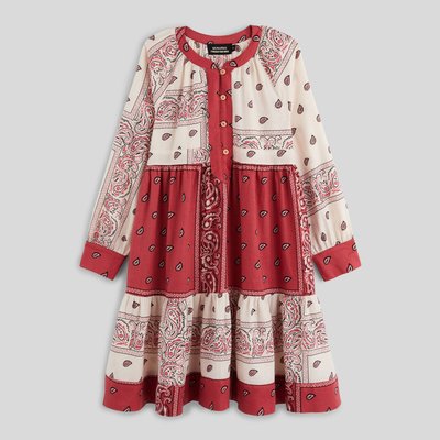 Robe en coton imprimée effet patchwork MONOPRIX