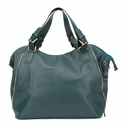 Grand sac à main en cuir lisse italien CAMELIA OH MY BAG