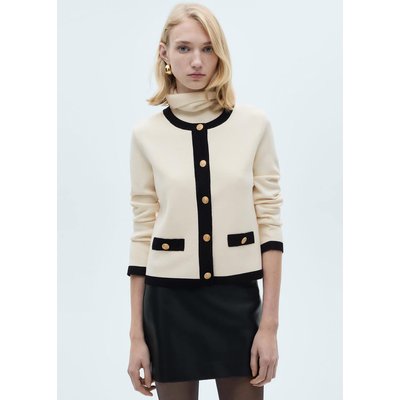 Cardigan bords contrastants MANGO