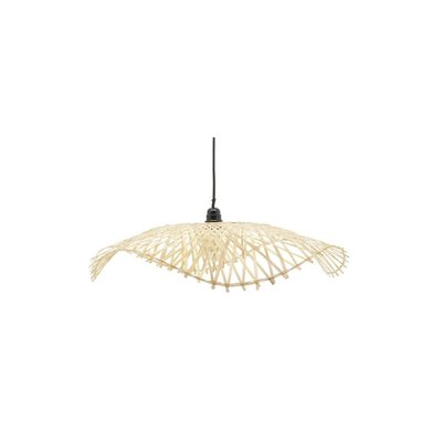 Abat-jour pour suspension en bambou naturel Vague AUBRY GASPARD