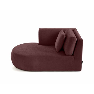 Module d'assise méridienne gauche en Tissu texturé - SANTORINI LISA DESIGN