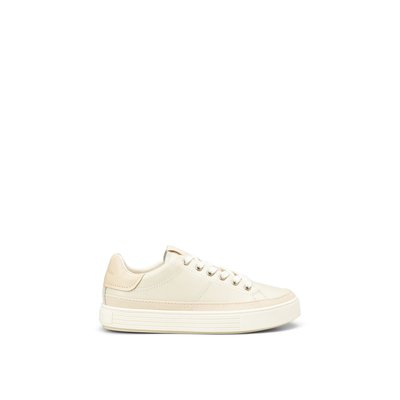 Baskets en cuir de vache avec bande en reps MARC O'POLO